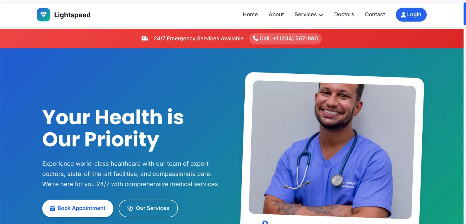 Lightspeed Hospital Template